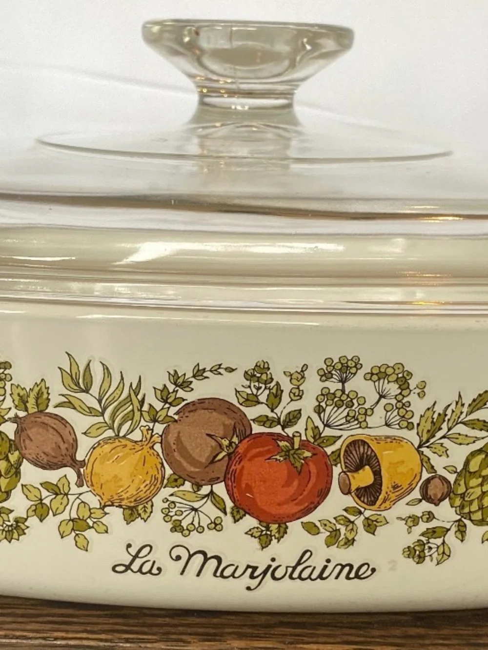 Vintage Corning Ware Spice of Life Casserole Set w/ Pyrex Glass Lids – 4 Pieces